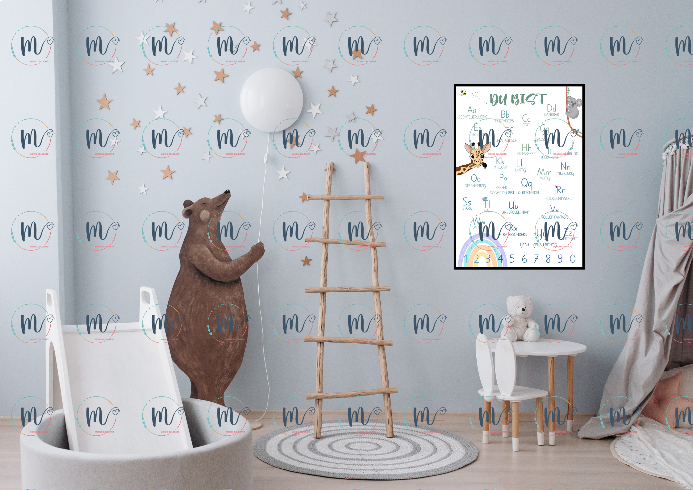 ABC-Poster: DU BIST - Das ABC, das Kinder stärkt im Set – Bild 3